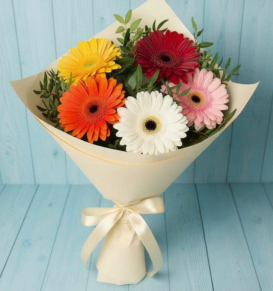 Букет цветов из: Герберы в Звенигово