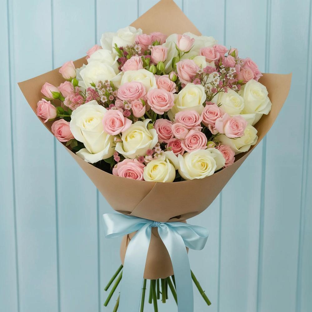 Букет цветов из: Розы в Звенигово