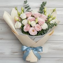 Букет цветов из:  Лизиантусы в Звенигово