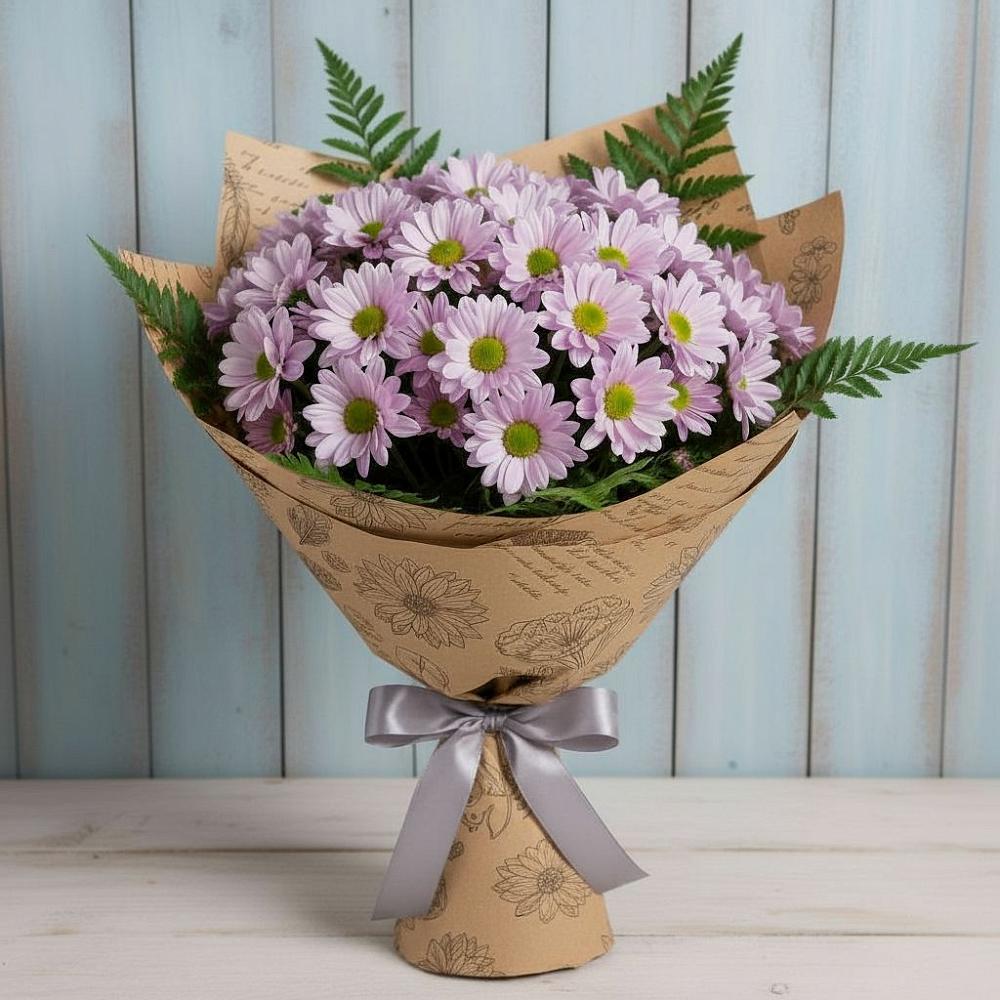 Букет цветов из: Хризантемы в Звенигово
