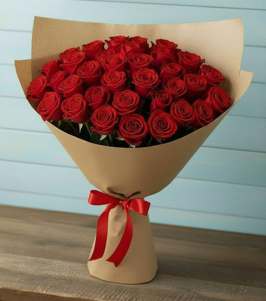Букет Красные розы Милано в Звенигово