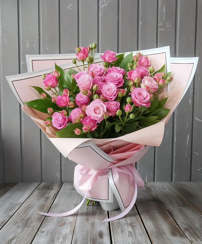 Букет Розовый кустик в Звенигово