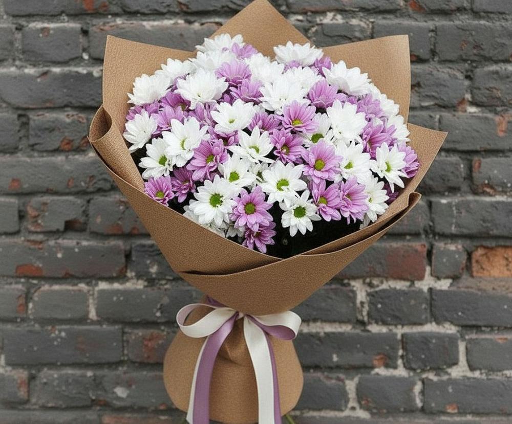 Букет цветов из: Хризантемы в Звенигово