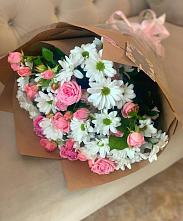 Букет цветов из:  Розы и Хризантемы в Звенигово