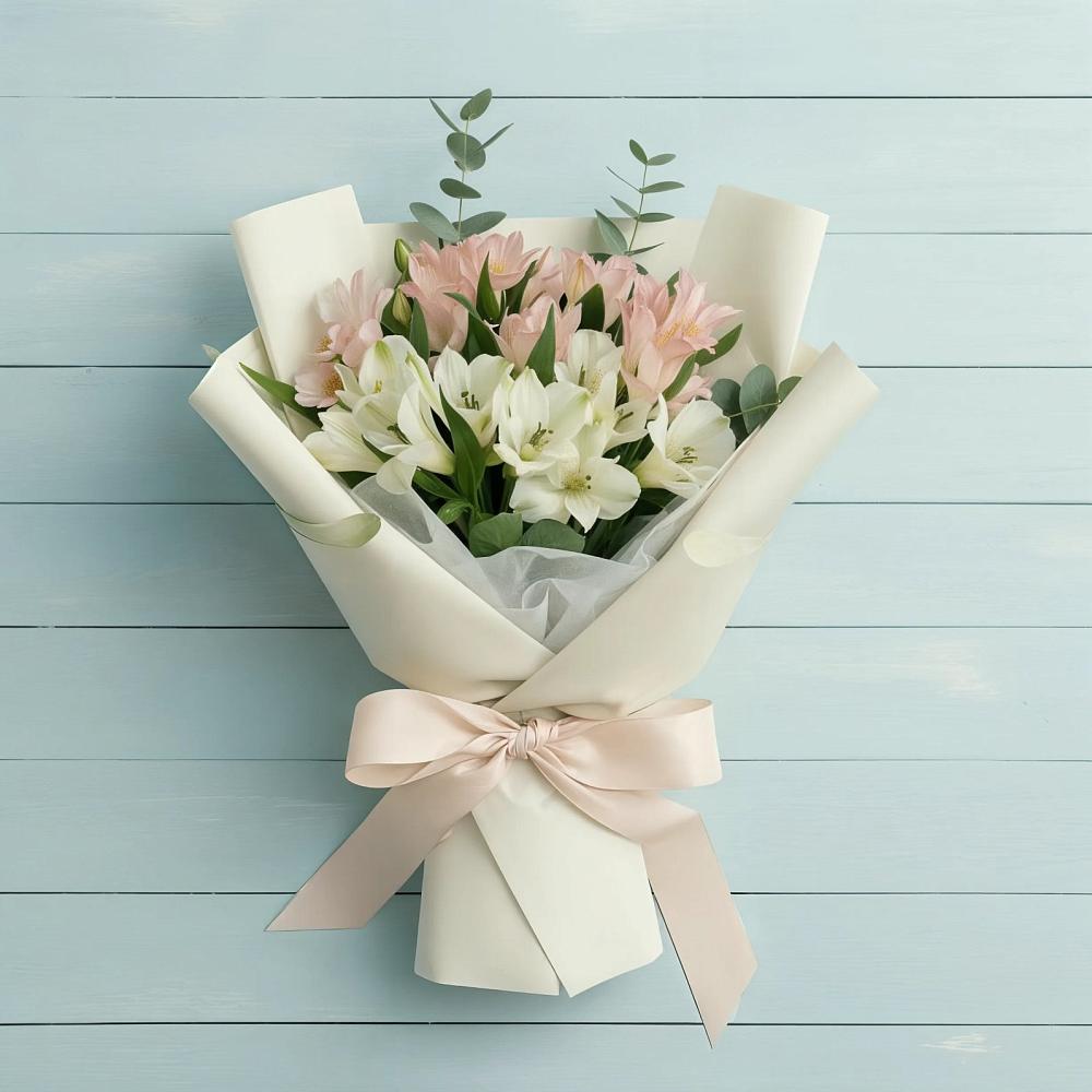 Букет цветов из: Альстромерии в Звенигово