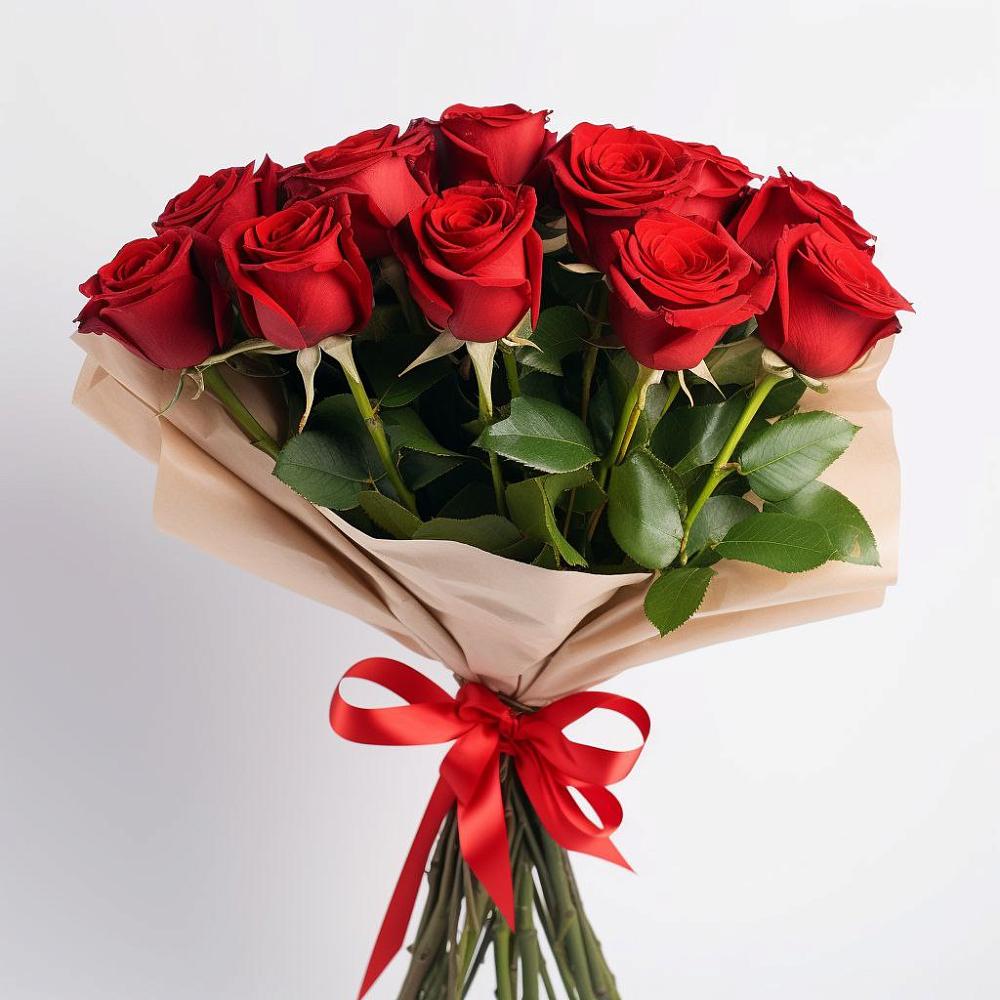 Букет 11 Красных роз Эдлесс Лав в Звенигово
